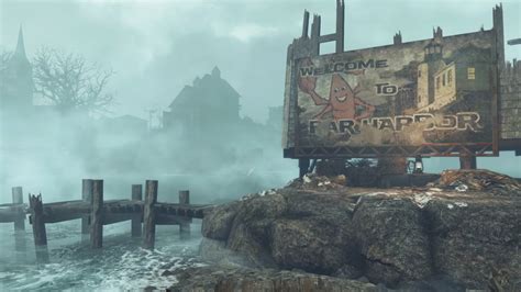 fallout 3 far harbor|far harbor sign.